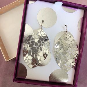 Mythologie Silver Leaf Earrings